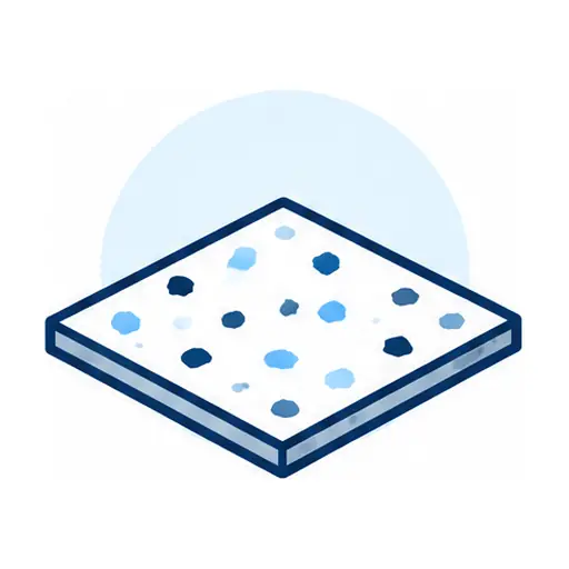 Schematic: Flake (chip) epoxy, full broadcast