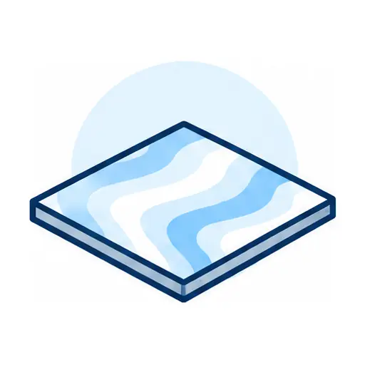 Schematic: Metallic epoxy