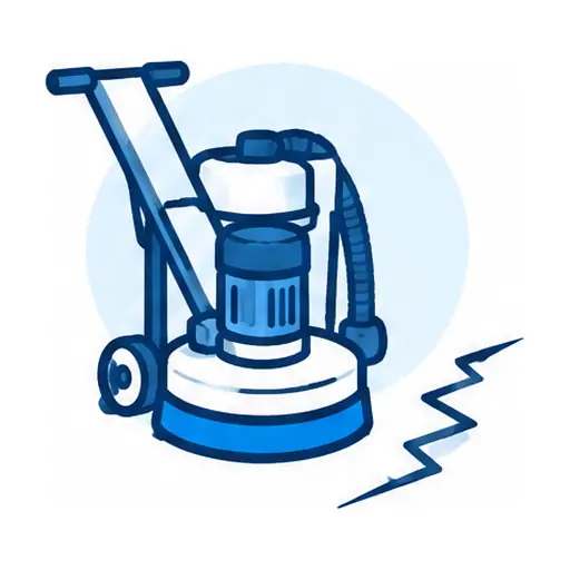 Schematic icon: Garage Floor Prep and Crack Repair